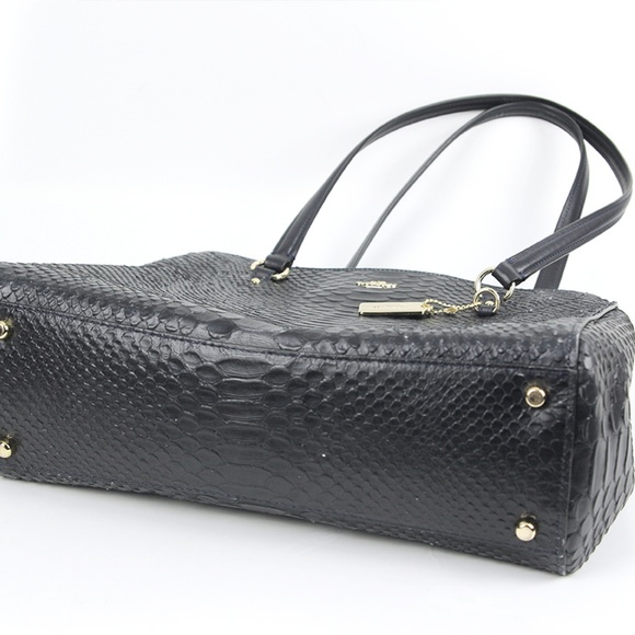 COACH Exotic Leather Stanton Carryall Handbag 5215 - Picture 6 of 7